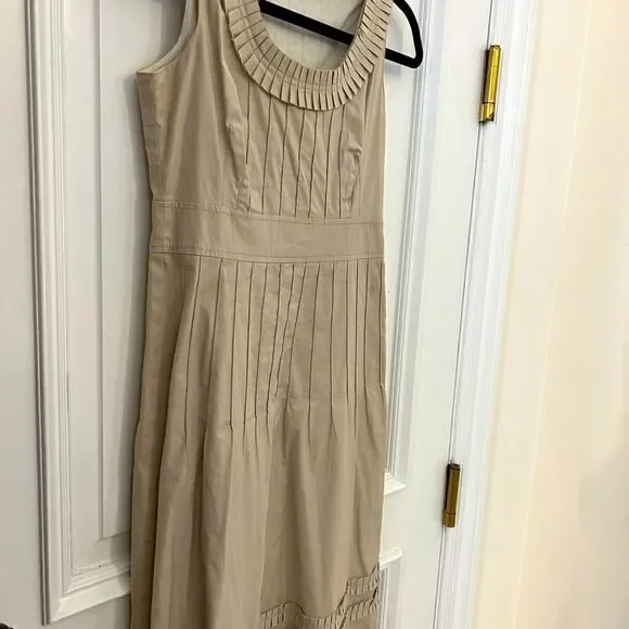 Tory Burch Khaki Dress size 2 - Picture 5 of 9